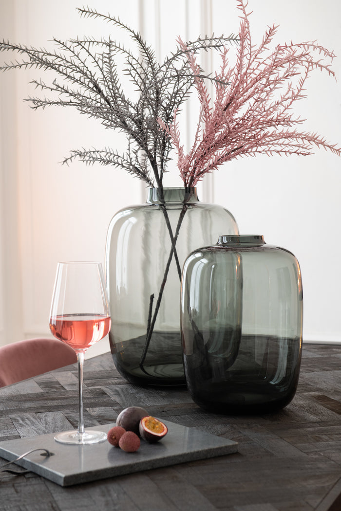 J-Line Vaas Cleo Grijs Glas L