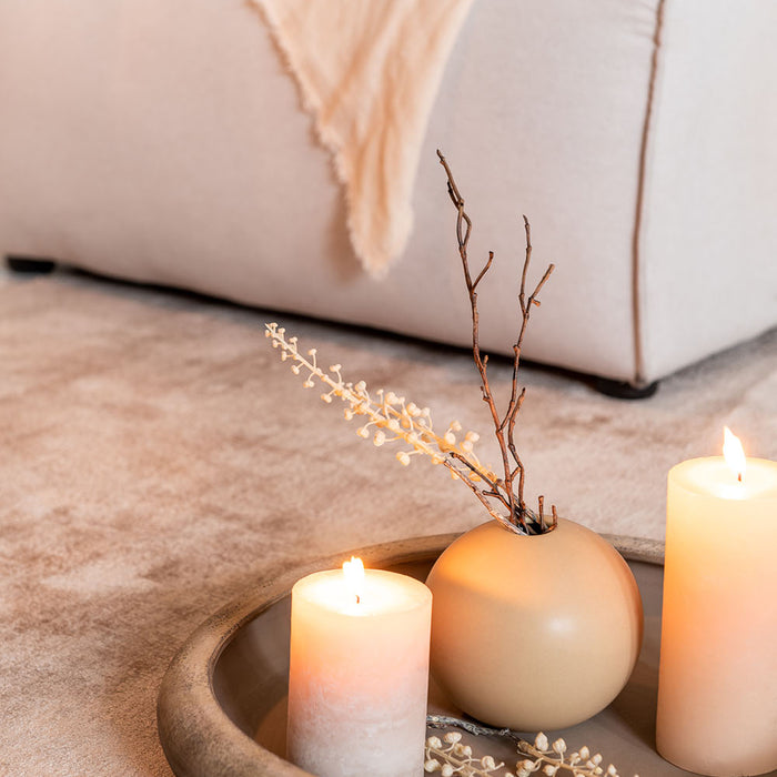 J-Line Vaas Bol Beige