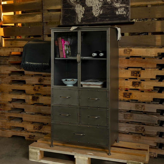 Rootsmann Industriële Buffetkast | Grijs