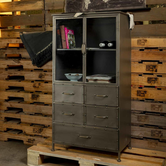 Rootsmann Industriële Buffetkast | Grijs