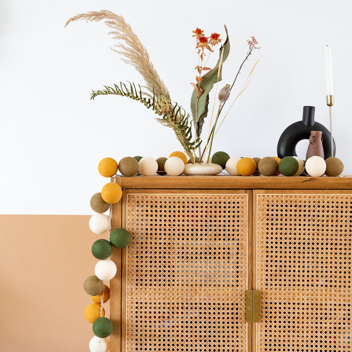 Cotton Ball Lights Regular Lichtslinger groen - Jungle 35