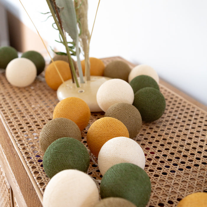 Cotton Ball Lights Regular Lichtslinger groen - Jungle 35