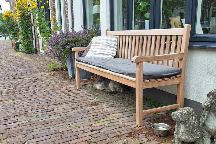 VDG Teak houten tuinbank Bison - 180 cm.