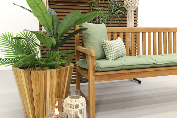 VDG Teak houten tuinbank Bison - 180 cm.