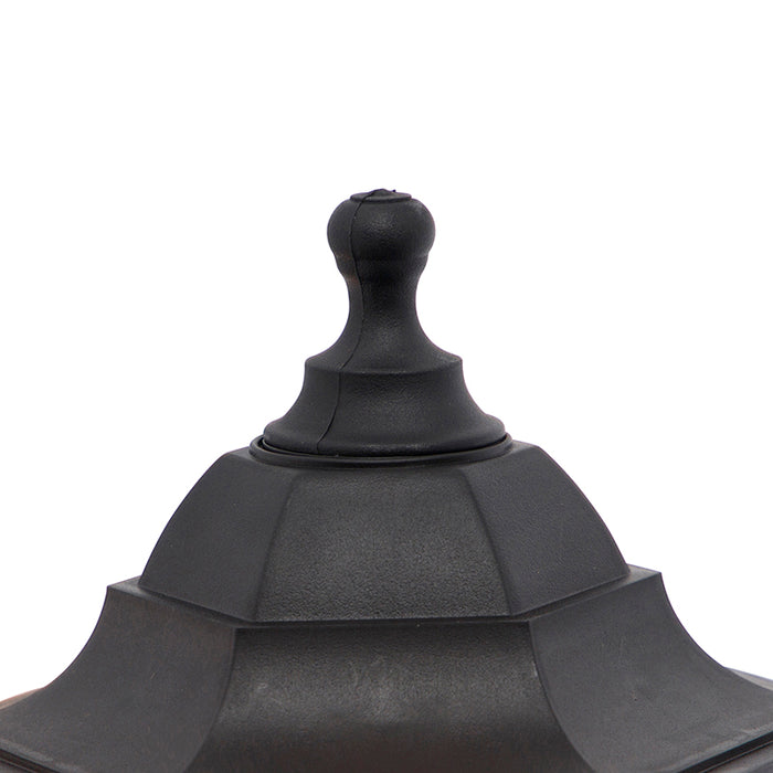 QAZQA Klassieke buiten wandlamp zwart met bewegingssensor - New Haven