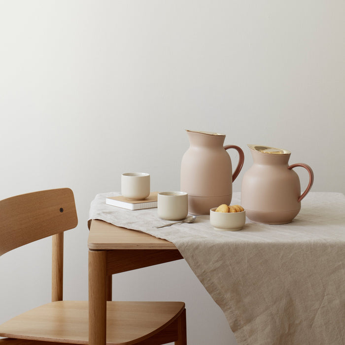 Stelton Amphora Thermoskan Koffie 1 L - Soft Peach