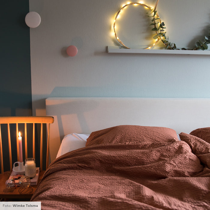 Crisp Sheets Dekbedovertrek 200 x 220 cm - Terracotta