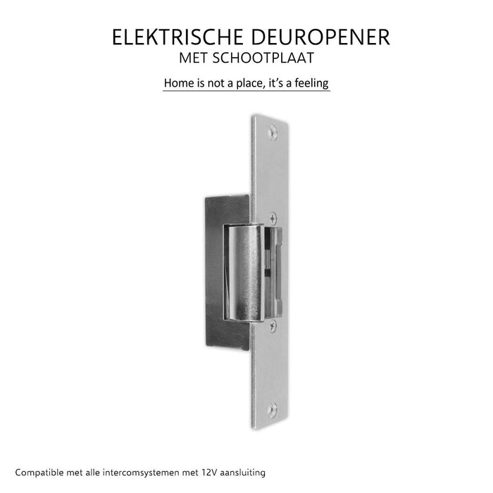 ELRO DL6000P Elektrische Deuropener met Schootplaat - 12V
