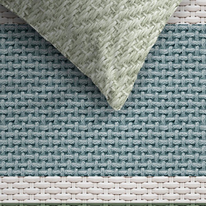 Ambiante Seb Dekbedovertrek 140 x 200/220 cm - Groen