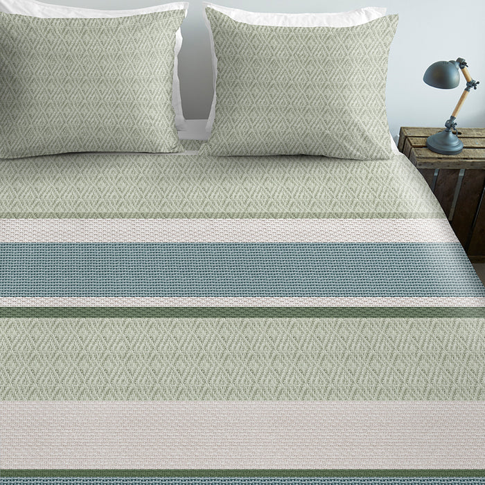 Ambiante Seb Dekbedovertrek 140 x 200/220 cm - Groen