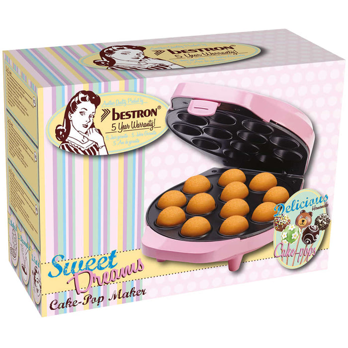 Bestron Cake Pop Maker Pink 700 W DCPM12