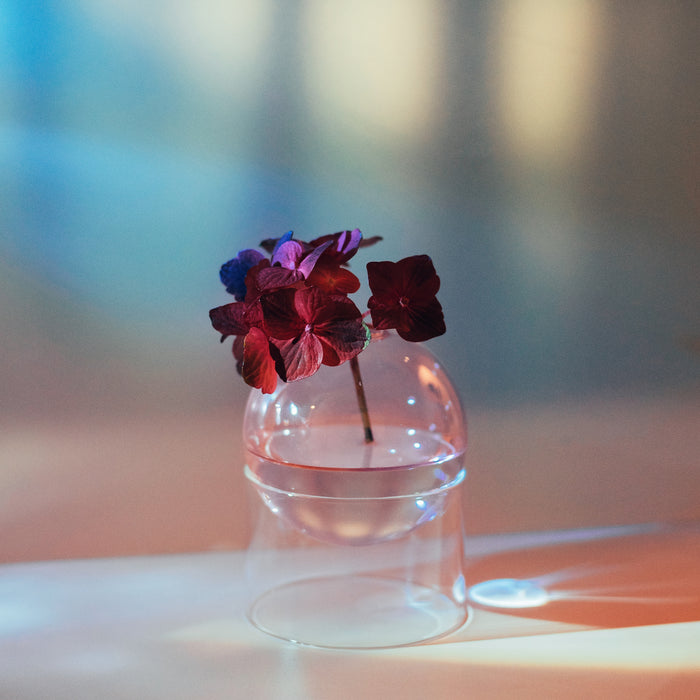 Studio About Standing Flower Bubble Vaas - Rose