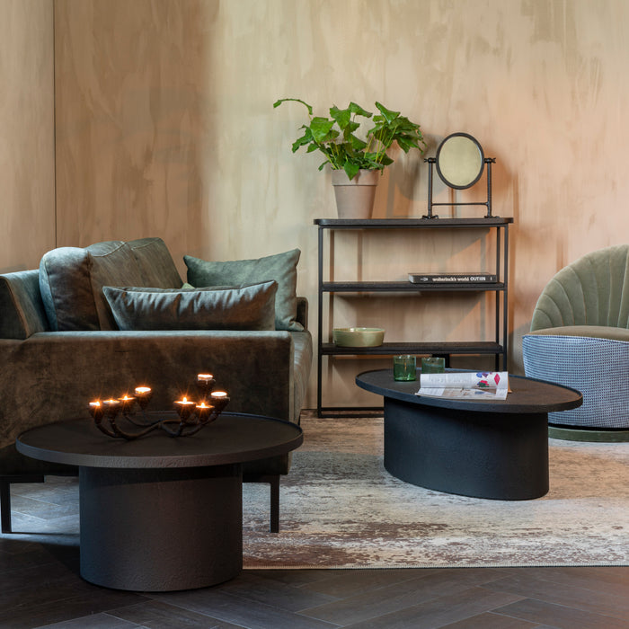 Dutchbone Winston Salontafel Rond - Zwart