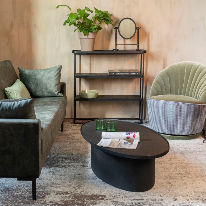Dutchbone Winston Salontafel Ovaal - Zwart