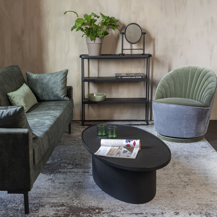 Dutchbone Winston Salontafel Ovaal - Zwart