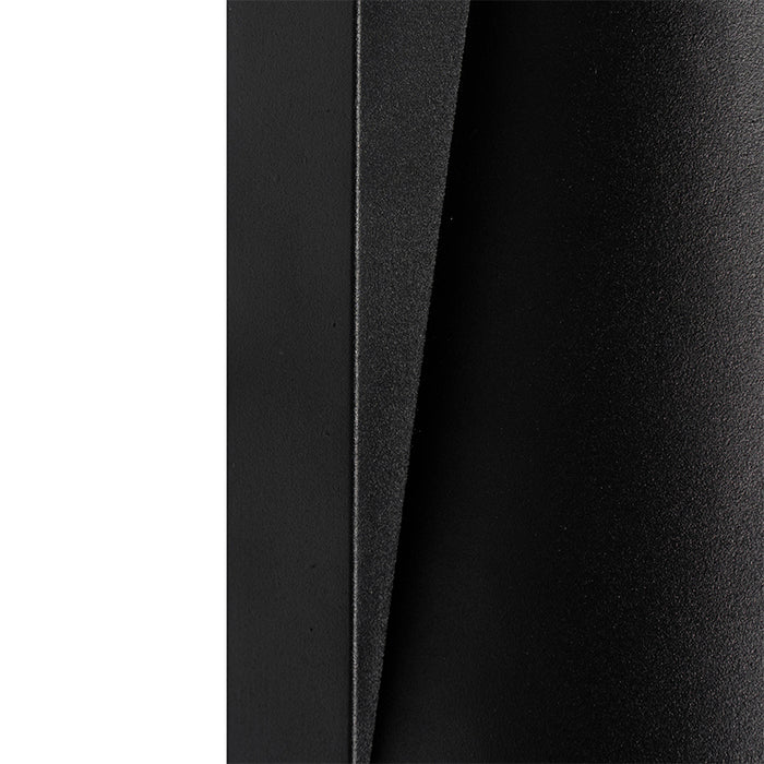 QAZQA Buiten wandlamp zwart IP44 met bewegingsmelder - Femke