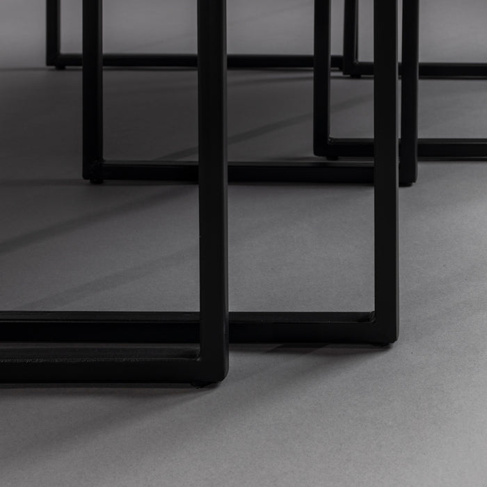 Dutchbone Winston Salontafel - Set van 3 - Zwart