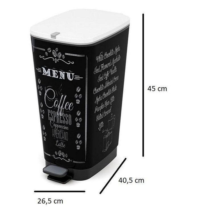 Kis Pedaalemmer Chic Bin Coffee Menu M
