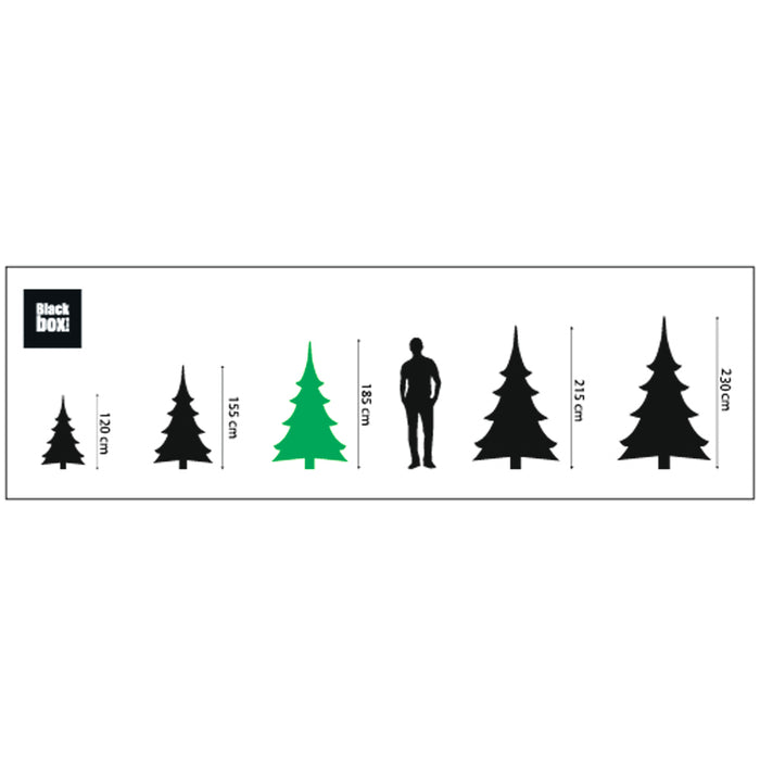 Black Box Frasier Kunstkerstboom H 185 cm