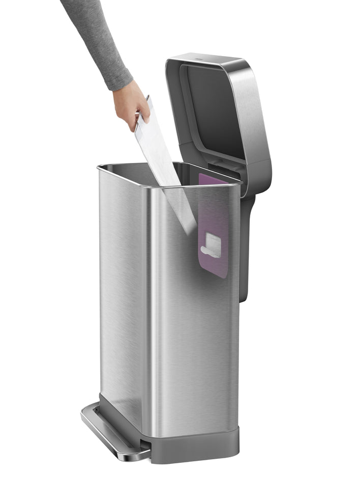 Simplehuman Rectangular Liner Pocket Pedaalemmer 55 Liter