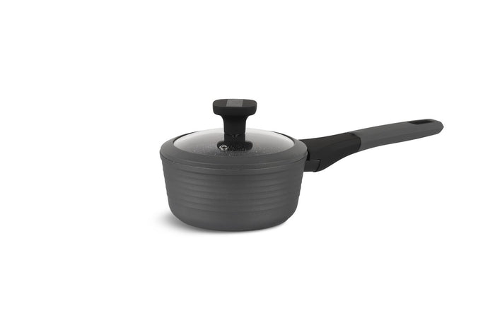 Edenberg Gray Line - 12-delige Luxe Pannenset van Gesmeed Aluminium