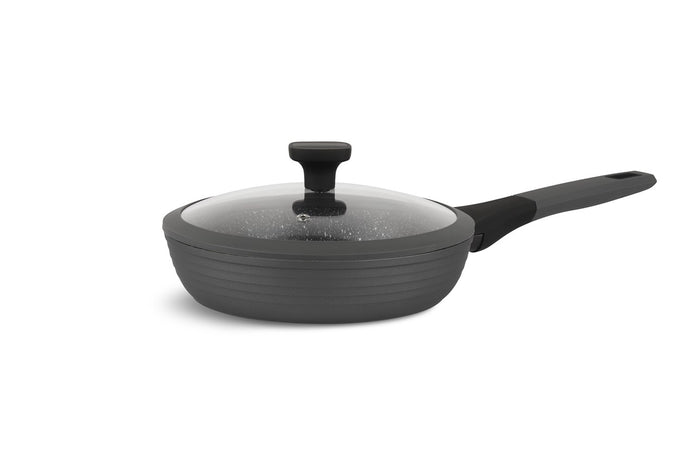 Edenberg Gray Line - 12-delige Luxe Pannenset van Gesmeed Aluminium