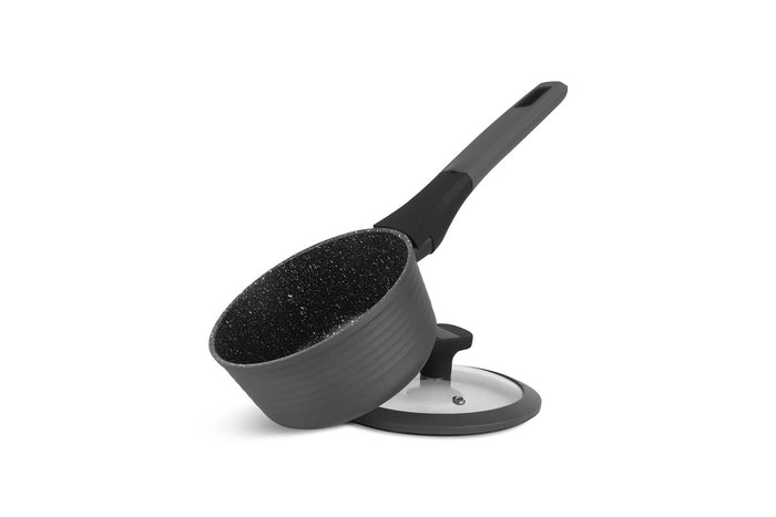 Edenberg Gray Line - 12-delige Luxe Pannenset van Gesmeed Aluminium