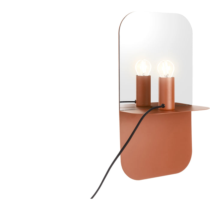 Leitmotiv Plate Wandlamp Met Spiegel