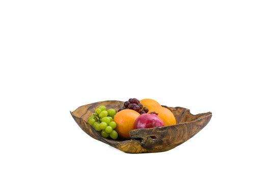 TMS - Fruit schaal - Teak - 40 cm - Geolied