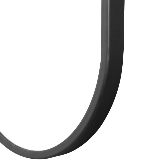 LOFT42 Industry Passpiegel Ovaal - Zwart - Metaal - 122x36