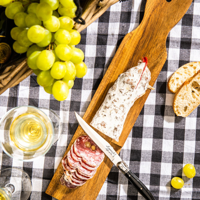 Laguiole Style de Vie Worstplank met Mes