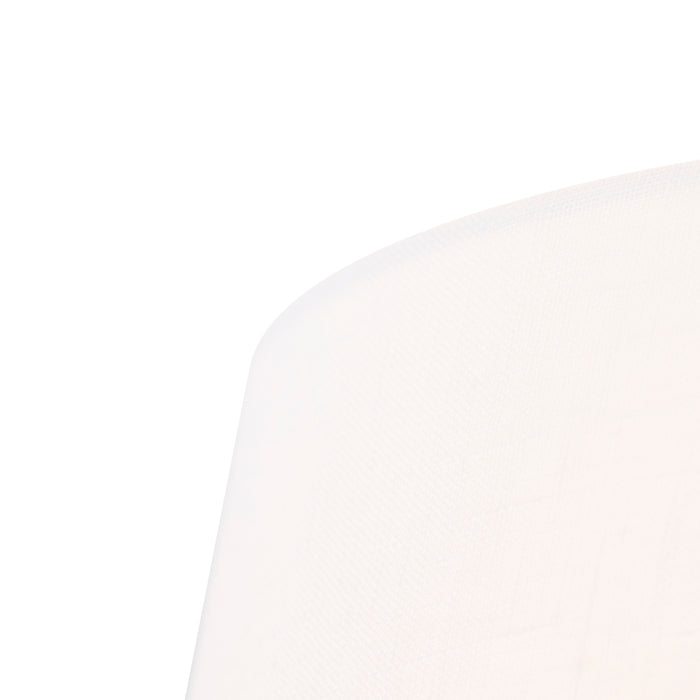 QAZQA Moderne plafondlamp met witte kap 25 cm - Combi