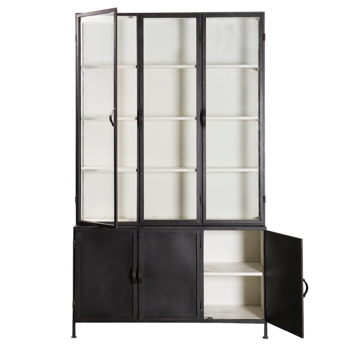 New Routz Detroit Vitrinekast B 142 cm - Zwart