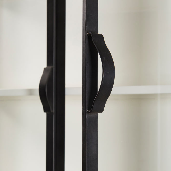 New Routz Detroit Vitrinekast B 142 cm - Zwart