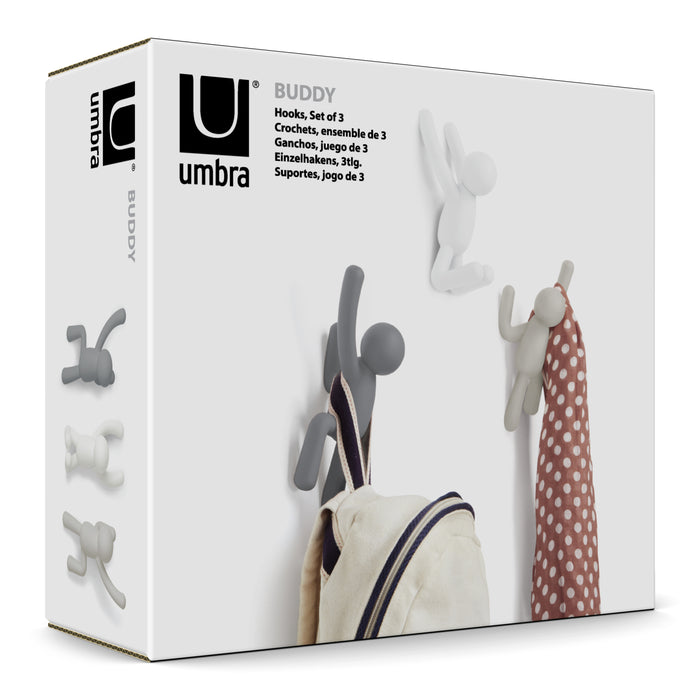 Umbra Buddy Kapstokhaken - set van 3