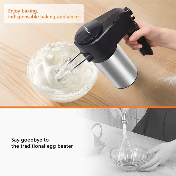 Aigostar Hanson 30LYM Handmixer - 300 Watt - Zwart