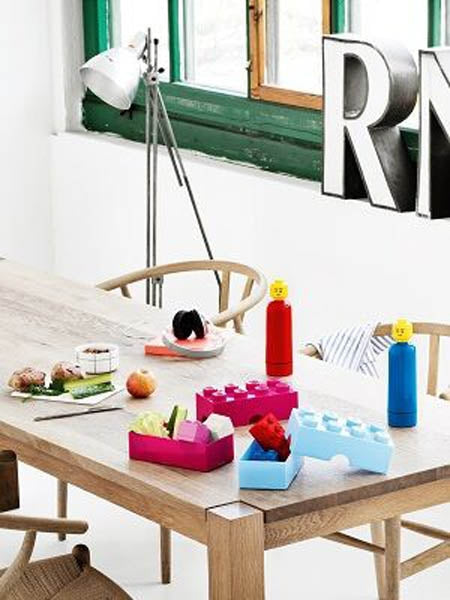 Lunchbox Classic Brick 8, Lichtblauw - LEGO