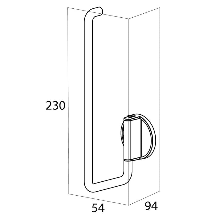 Tiger Tune Reserverolhouder - Messing Geborsteld / Zwart