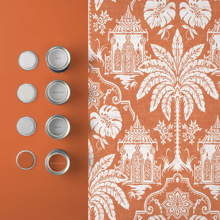 Graham & Brown - Vliesbehang - Imperial Orange -10mx52cm