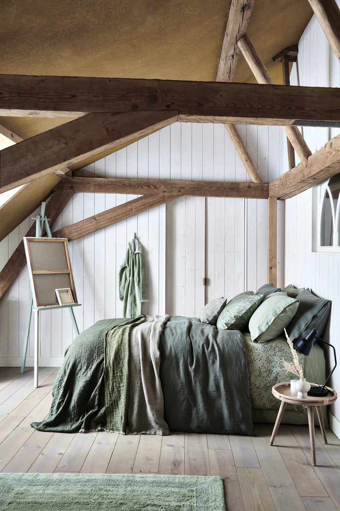 Vandyck Dekbedovertrek PURE 51 Light Olive 140x220 cm (satijnkatoen)