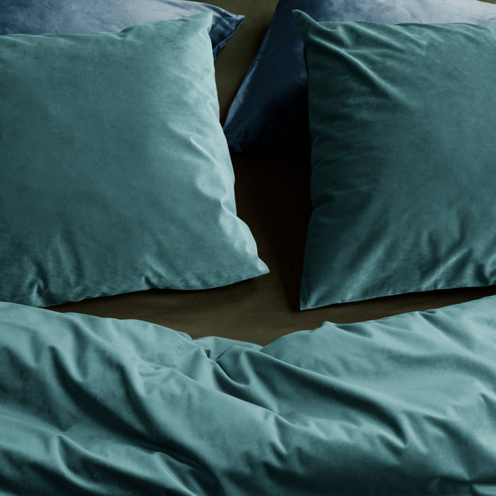 At Home by Beddinghouse Tender Dekbedovertrek 240 x 200/220 cm - Blauw/Groen