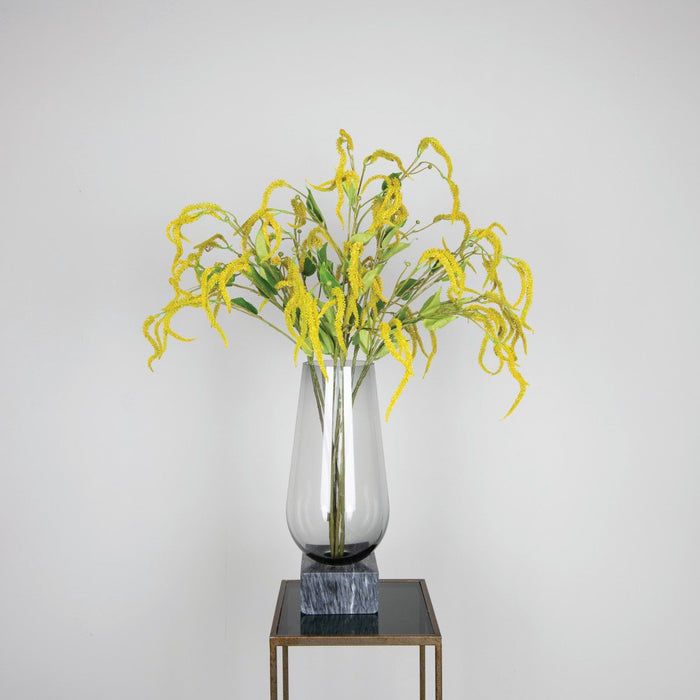 PTMD Garden Flower Cypress Zaden Kunsttak - 42 x 16 x 83 cm - Geel