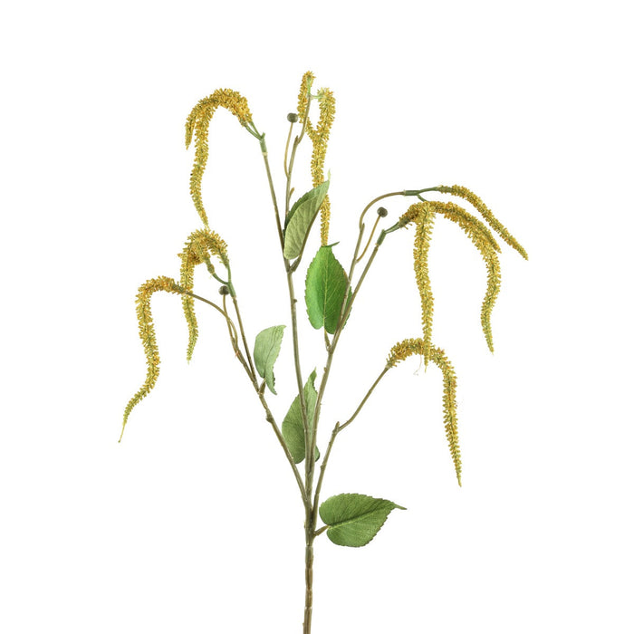 PTMD Garden Flower Cypress Zaden Kunsttak - 42 x 16 x 83 cm - Geel