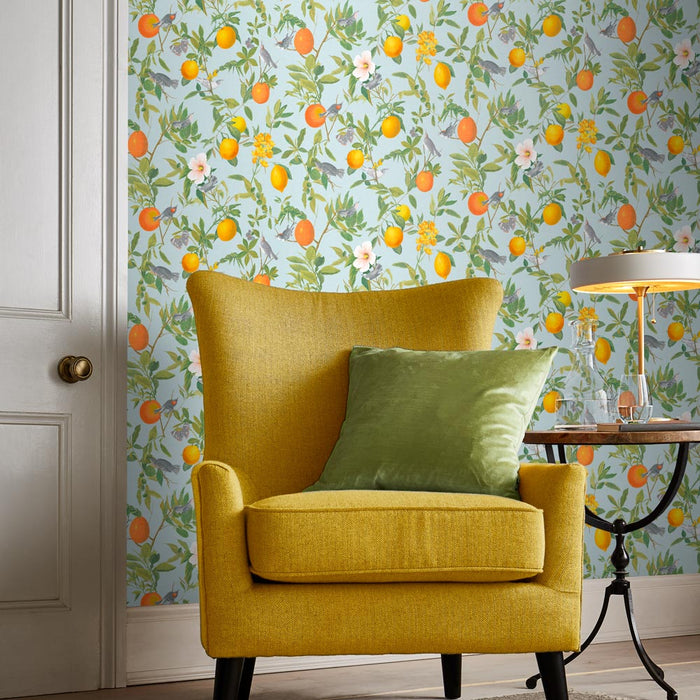 Graham & Brown vliesbehang Amalfi Cielo Lichtblauw