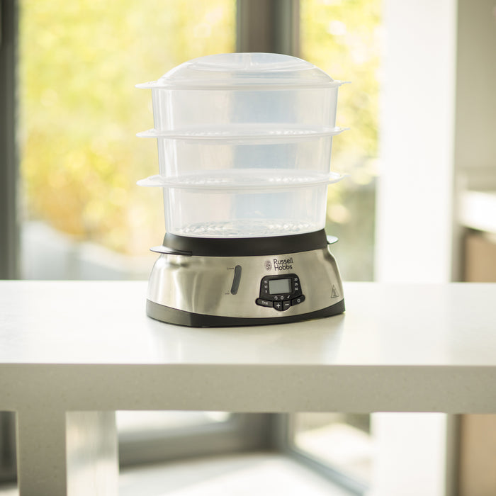 Russell Hobbs 23560-56 MaxiCook 3 Tier Digital Stoomkoker
