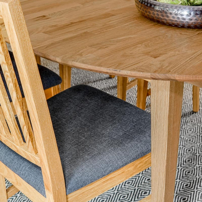 Rowico Filippa Stoel - Set Van 2 - Grijs|Eikenhout