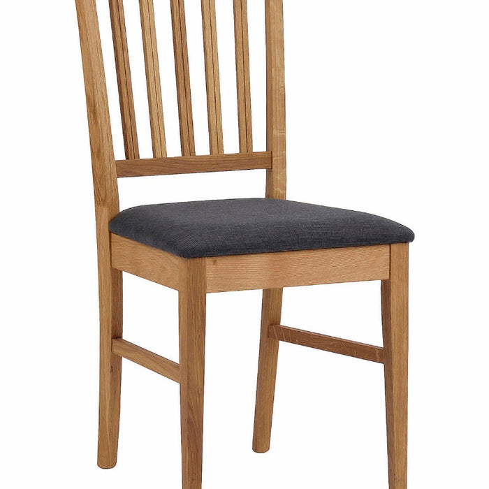 Rowico Filippa Stoel - Set Van 2 - Grijs|Eikenhout