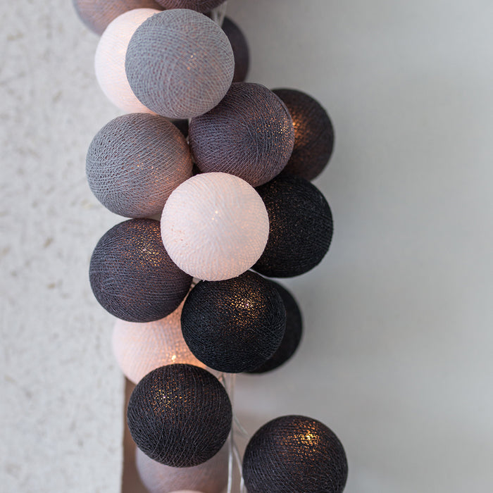 Cotton Ball Lights Regular lichtslinger grijs - Antra 50