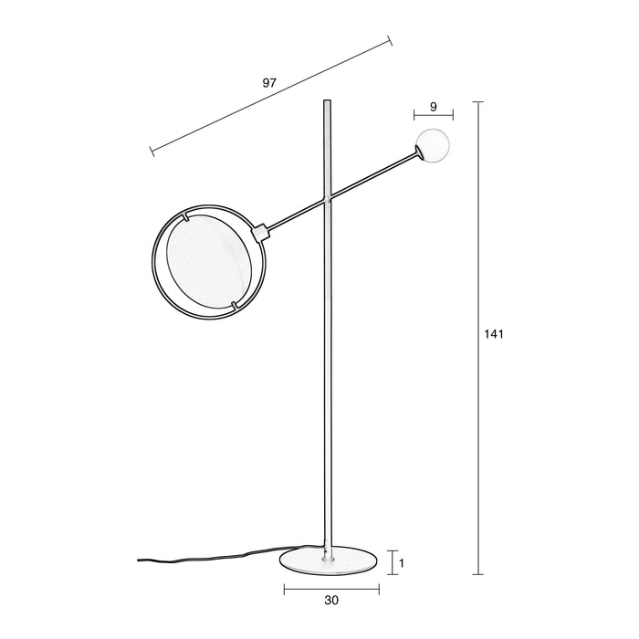 Zuiver Sirius Vloerlamp