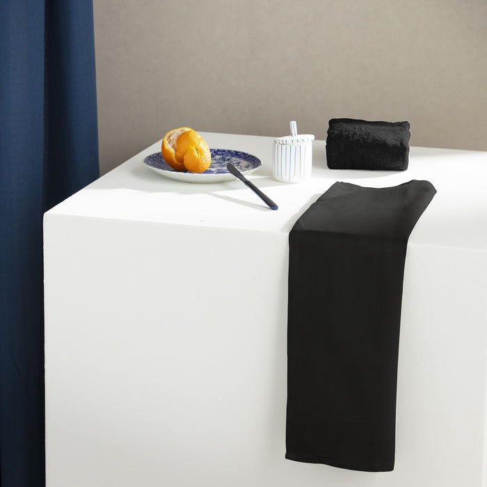 DDDDD keukendoek Logo - 50x55 cm - Black - 6 stuks